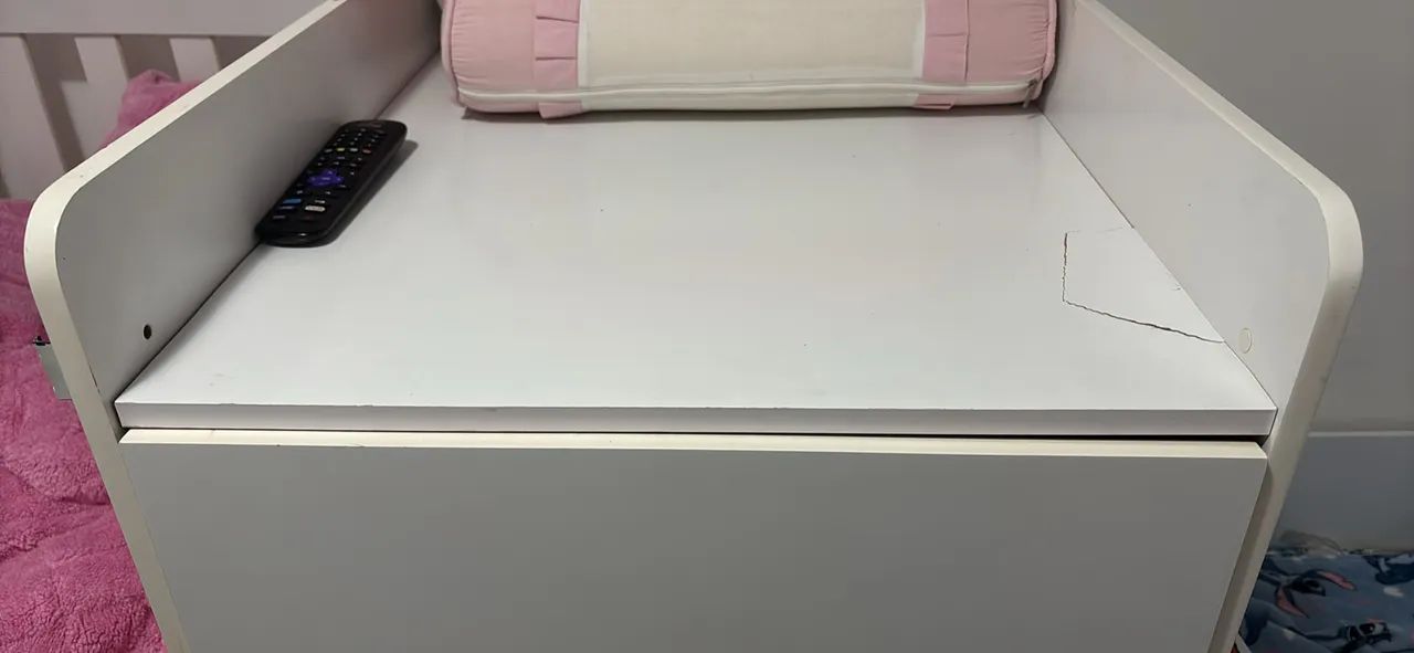 Berço com cômoda e cama auxiliar  - Foto 2