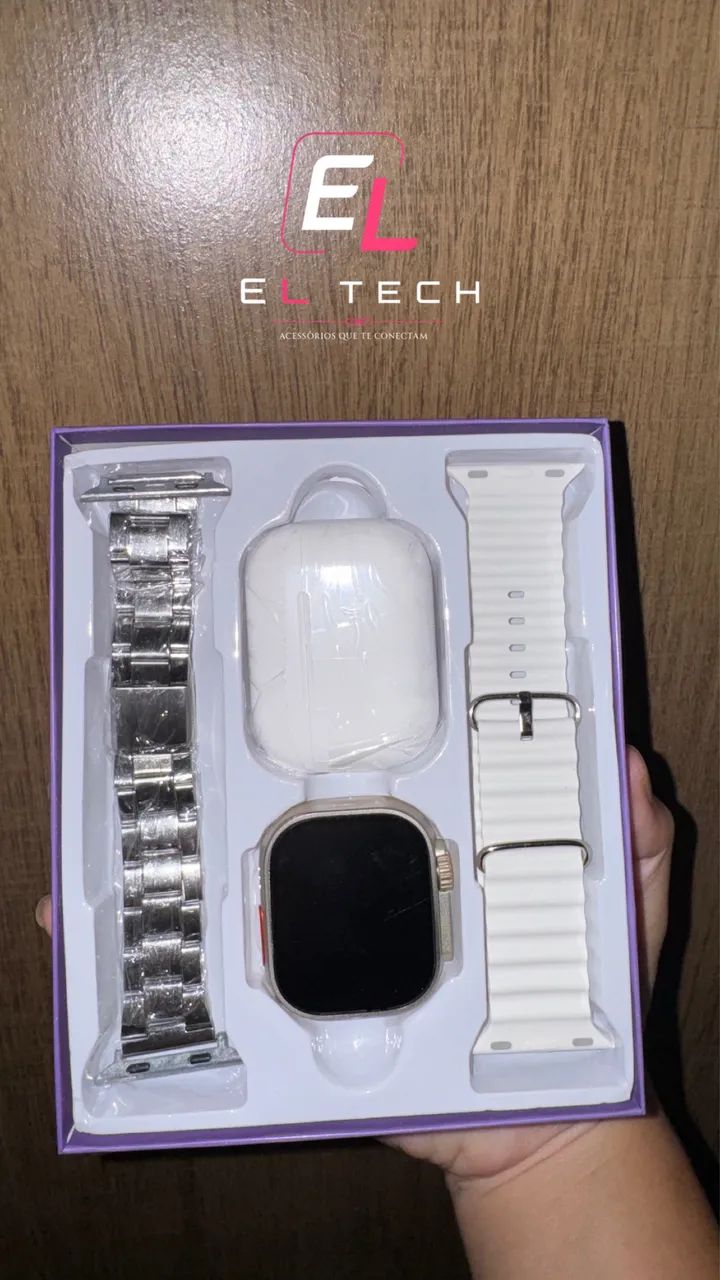 Kit Smartwatch DT600 + Fone Bluetooth  - Foto 2