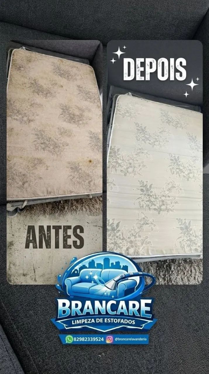 Higienização de estofados limpeza de sofá cama colchão 