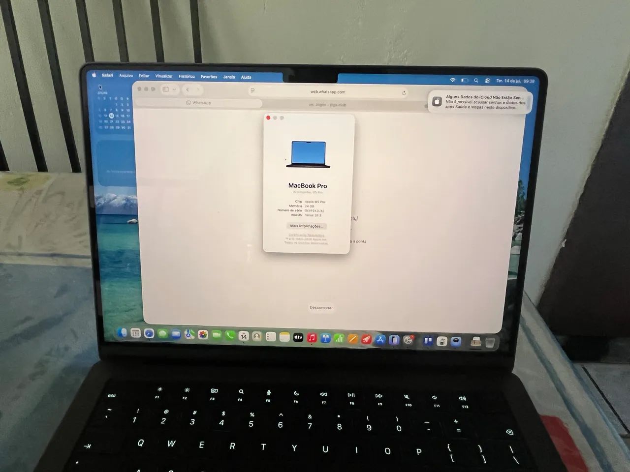 MacBook Pro 14" (Chip M5 Pro / 24GB RAM) - 100% Original e Zerado - Foto 2