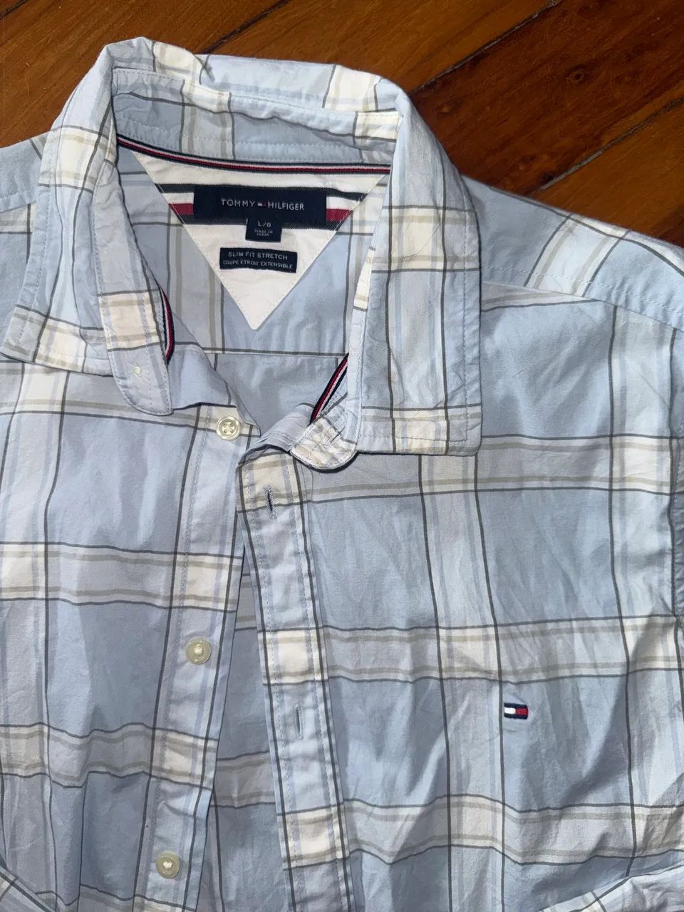 Camisa masculina Tommy Hilfiger - Foto 3