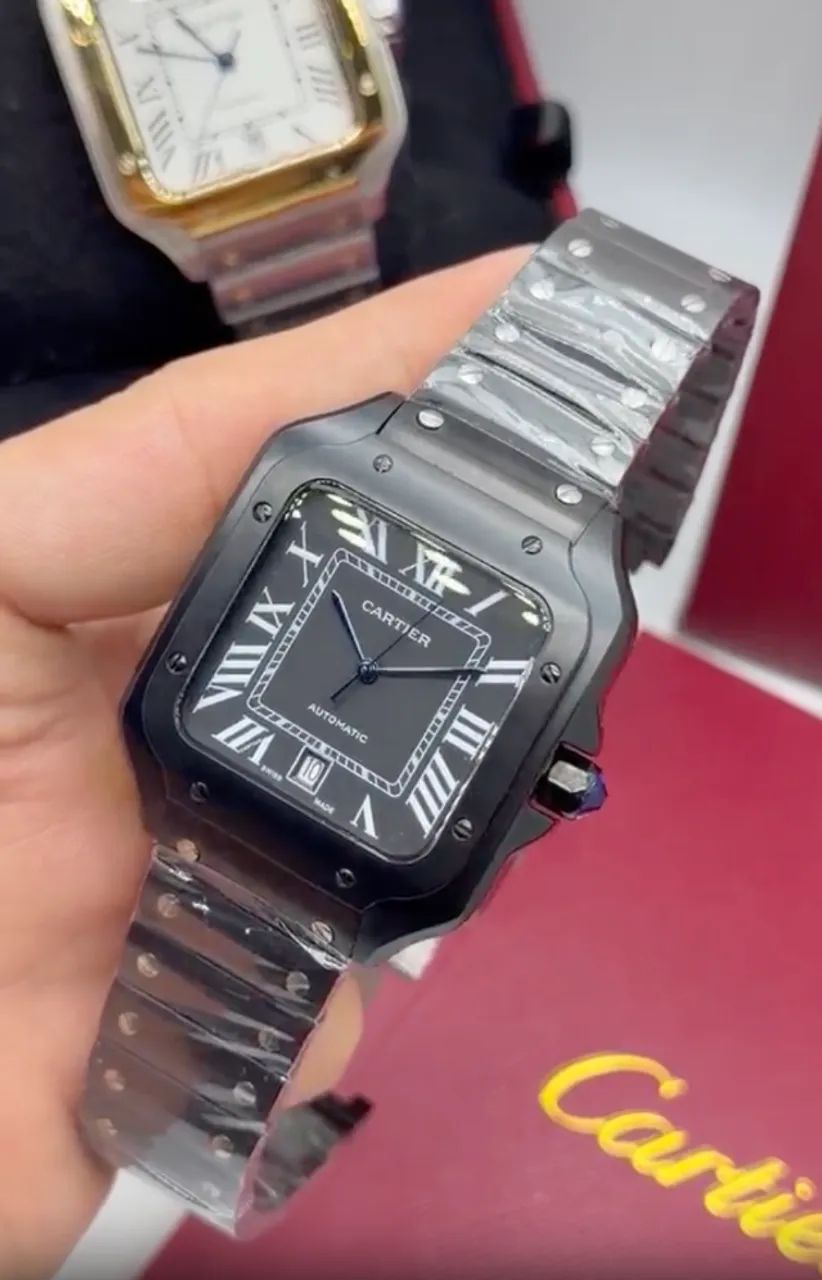 Cartier Santos Automático All Black