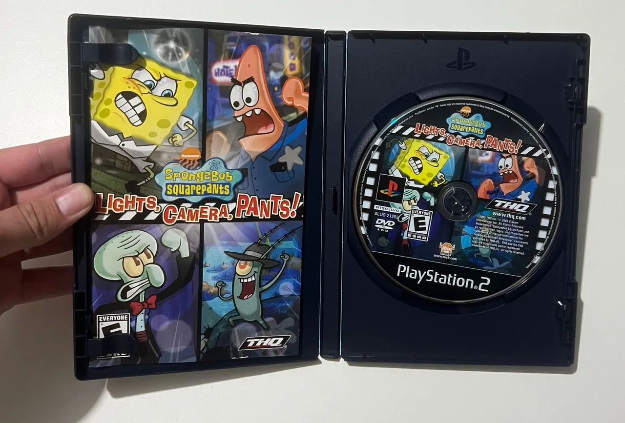Bob esponja ps2 lights câmera pants  - Foto 2