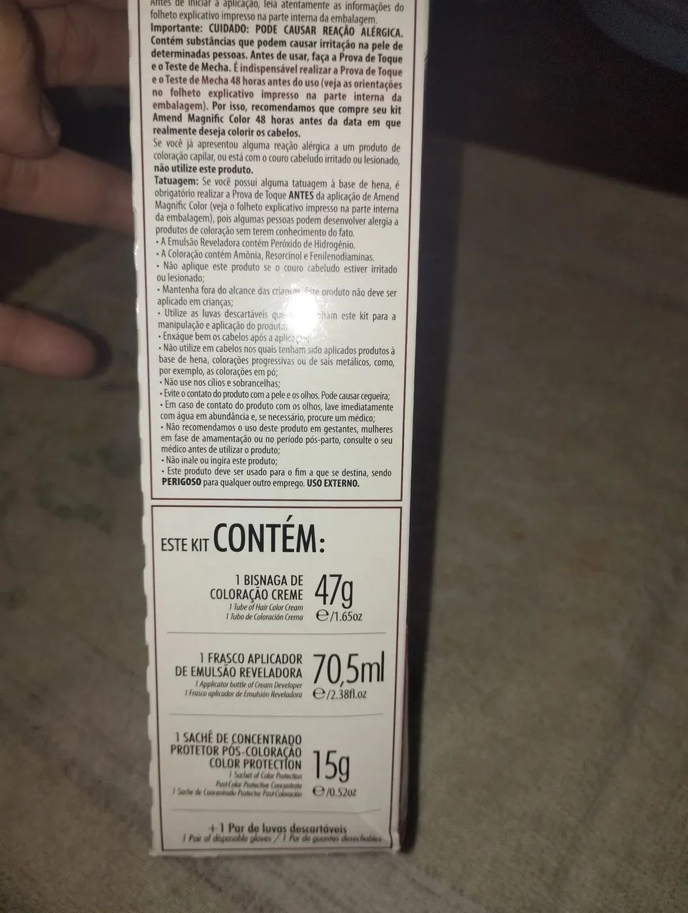 Tinta de cabelo Amend ruivo acobreado  - Foto 4