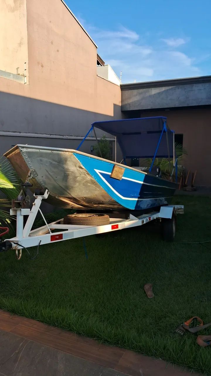 CONJUNTO BARCO, MOTOR E CARRETA  - Foto 6