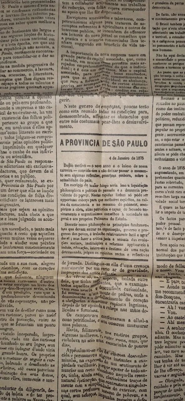 Jornal antigo 1875 - Foto 2