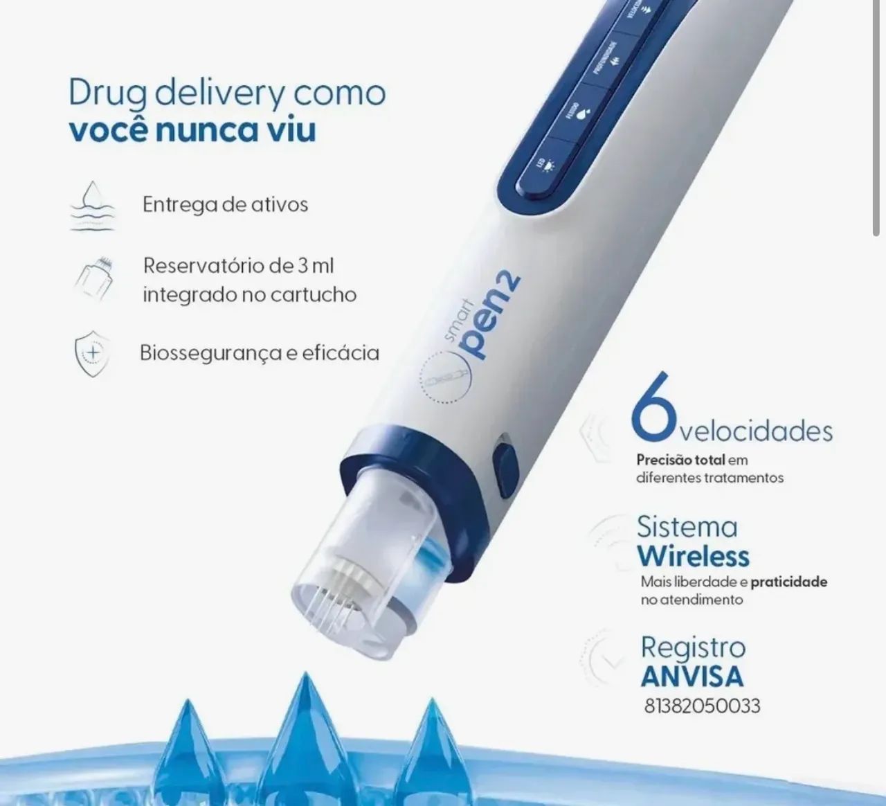 Smart Pen 2 Caneta Microagulhamento