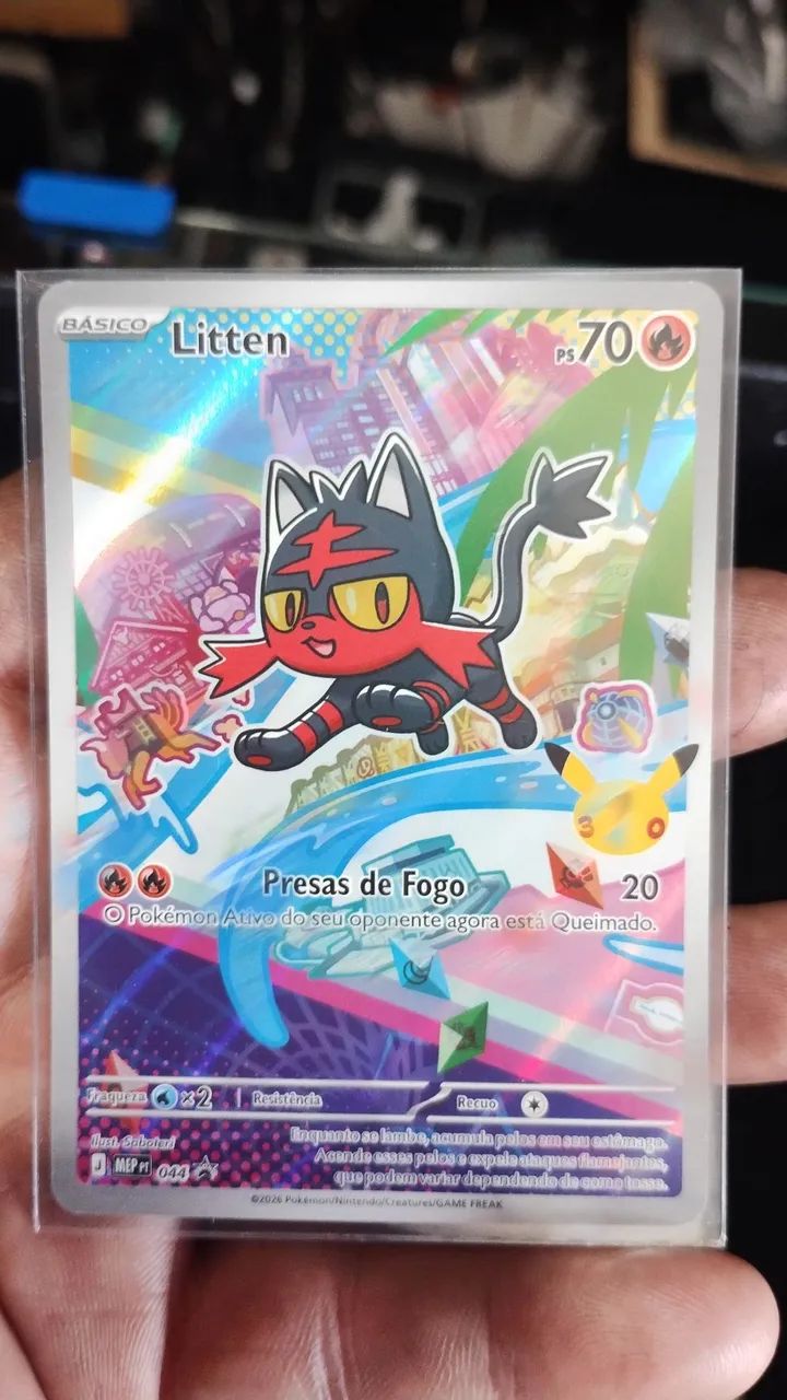Cartas Pokémon seis unidades - Foto 5