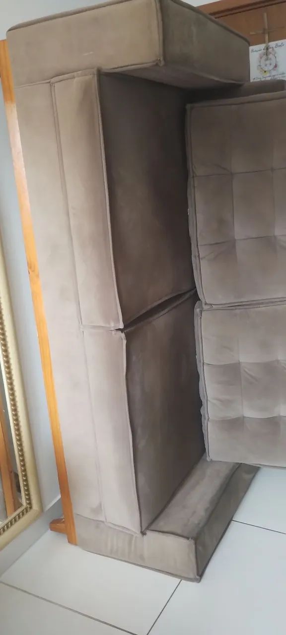 Sofá retrô 2 lugares 