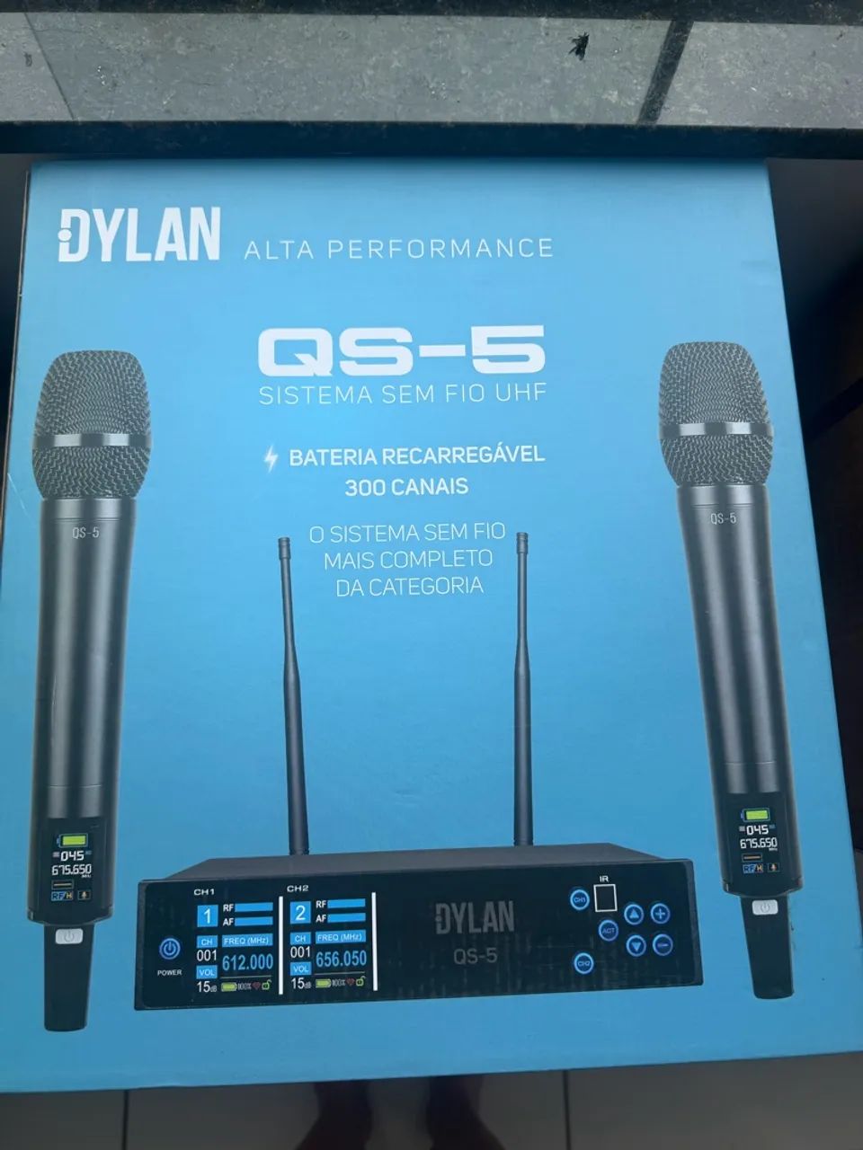 Microfone Sem Fio Dylan QS5 - Foto 2