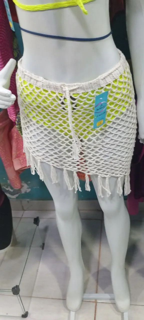 Saída de crochê 