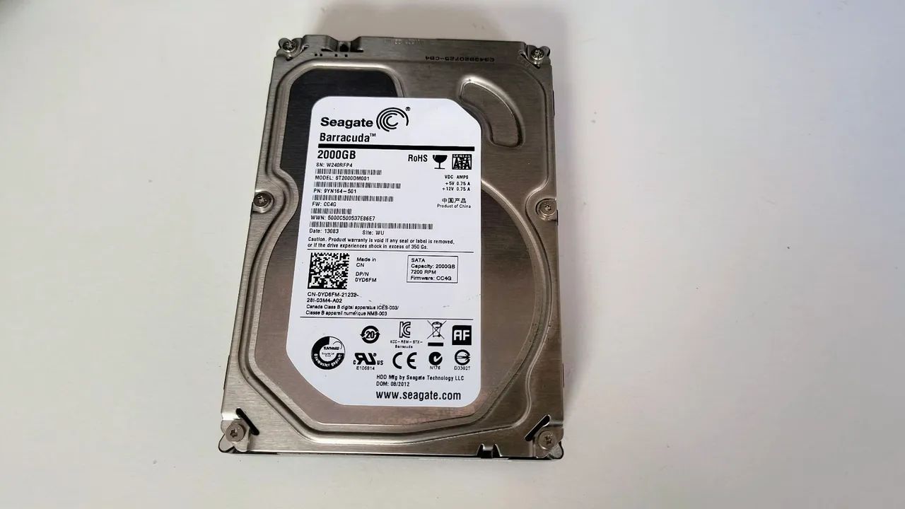 HD 2 Tb de 3,5" OPORTUNIDADE!!!