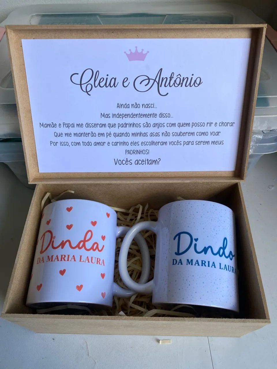Kit caneca com caixa 