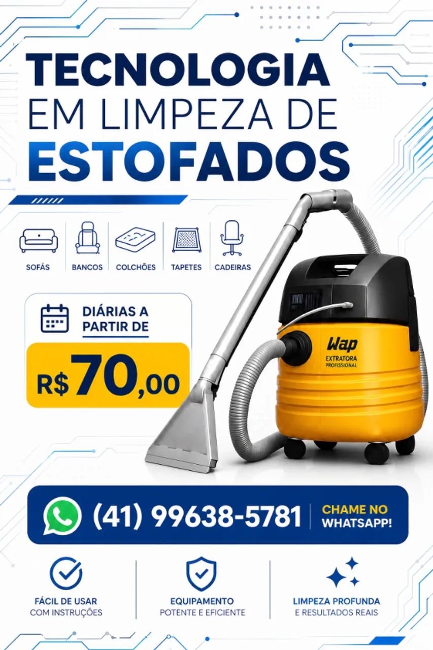 Locação Extratora de limpeza