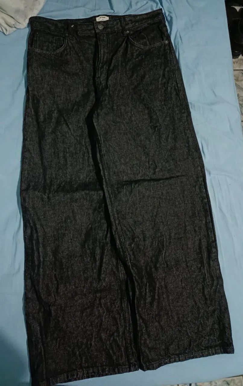calça cotton on shutter black size 36 (46 br) - Foto 2
