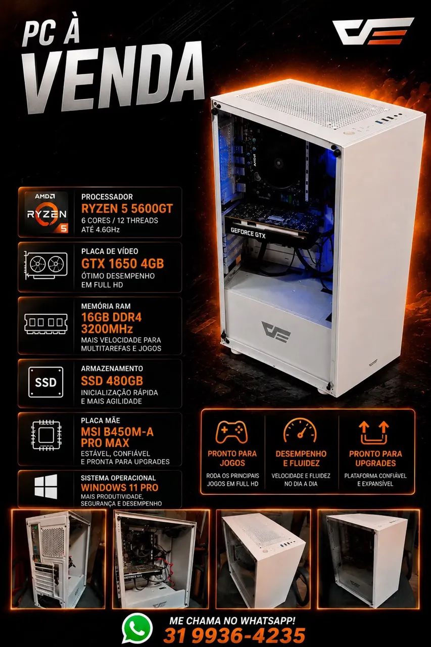 Computador Ryzen 5 
