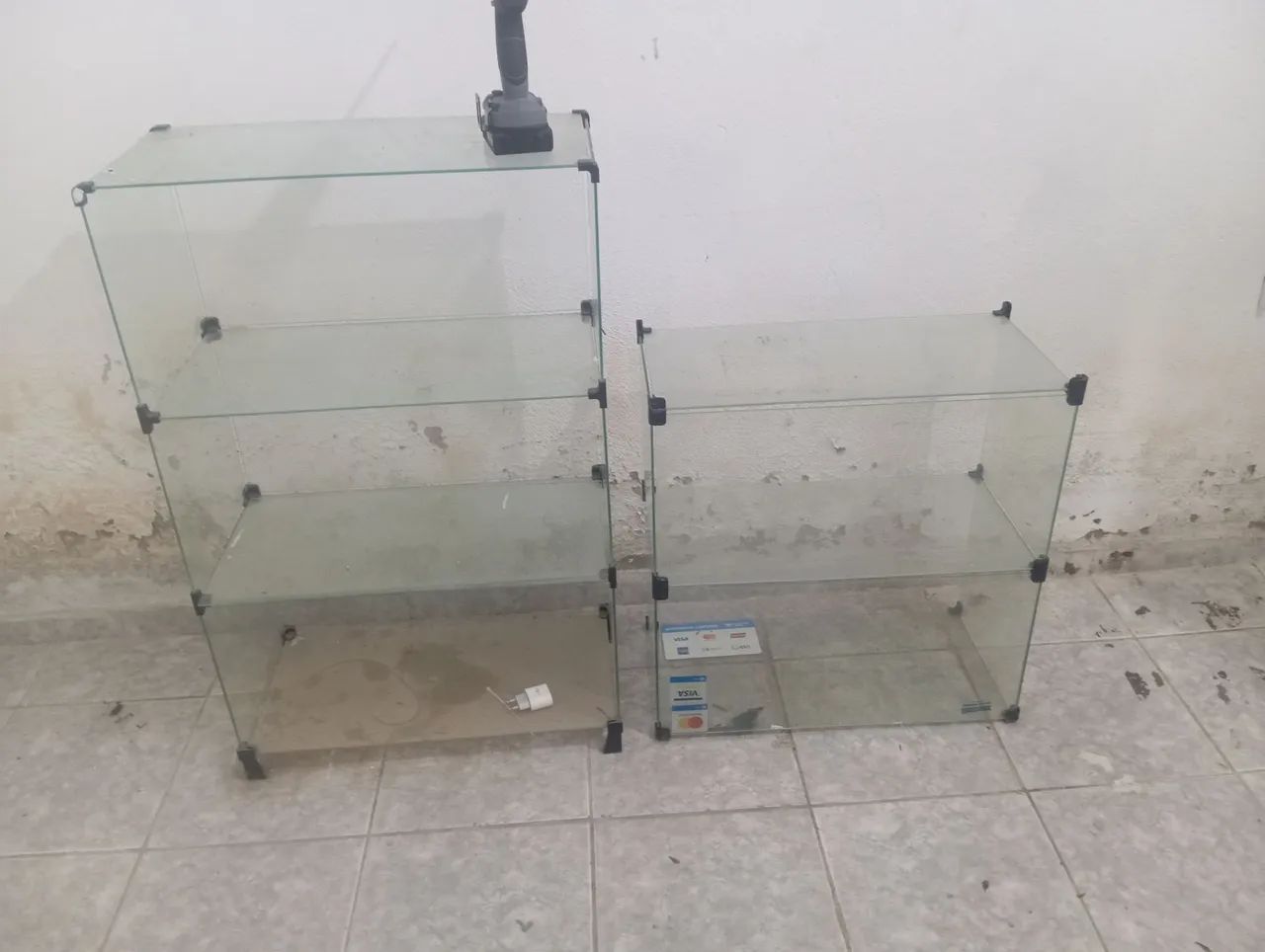 Balcão de vidro para lojas 