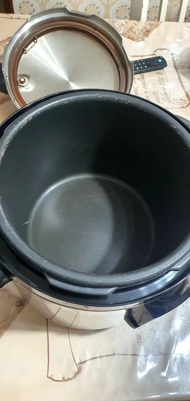 Panela de pressão fun Kitchen $179. Com três válvulas de segurança - Foto 5