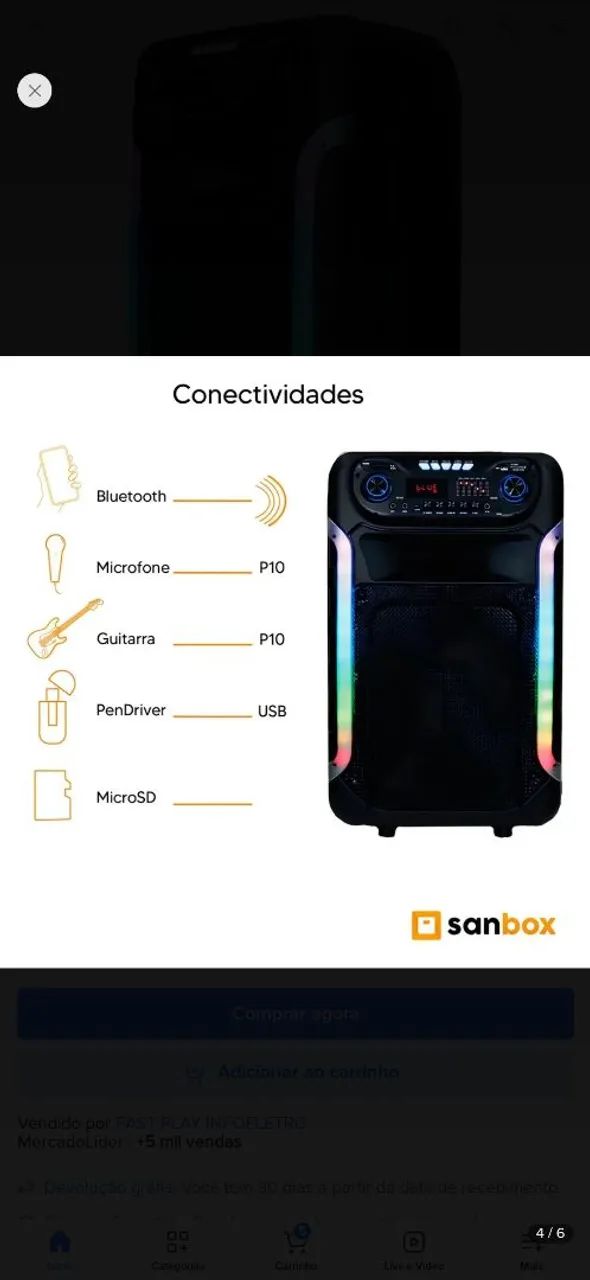 Caixa de som Sumay - Foto 5