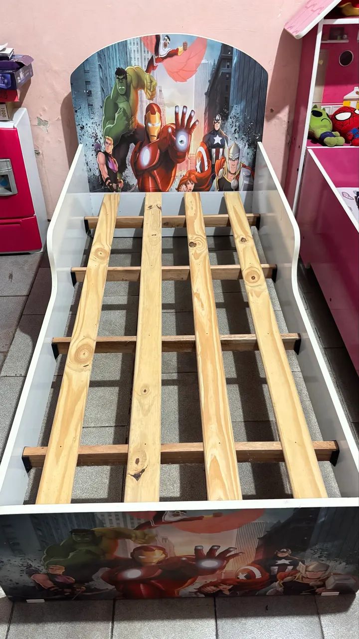 Cama Infantil Vingadores + colchão  - Foto 2