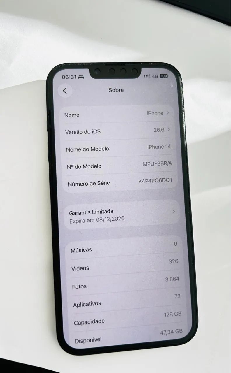 VENDO IPHONE 14 SEMI NOVO 128 GB - Foto 2