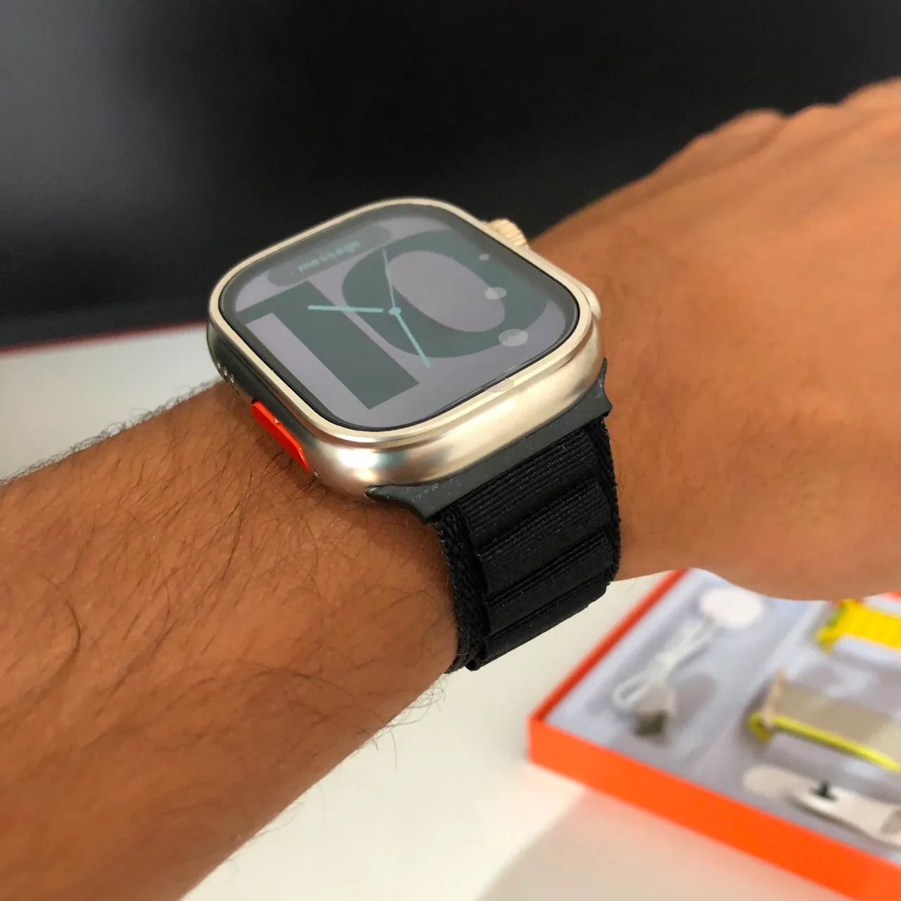 Smartwatch Com 7 Pulseiras e Brinde Novo - Foto 4