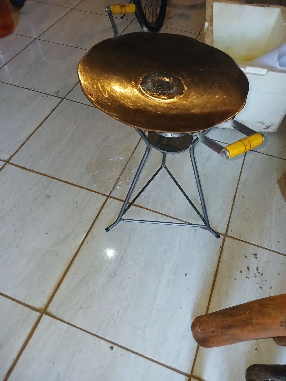 Disco de ARADO COM BORDA .  Fugareiro no álcool  com regulagem  - Foto 5