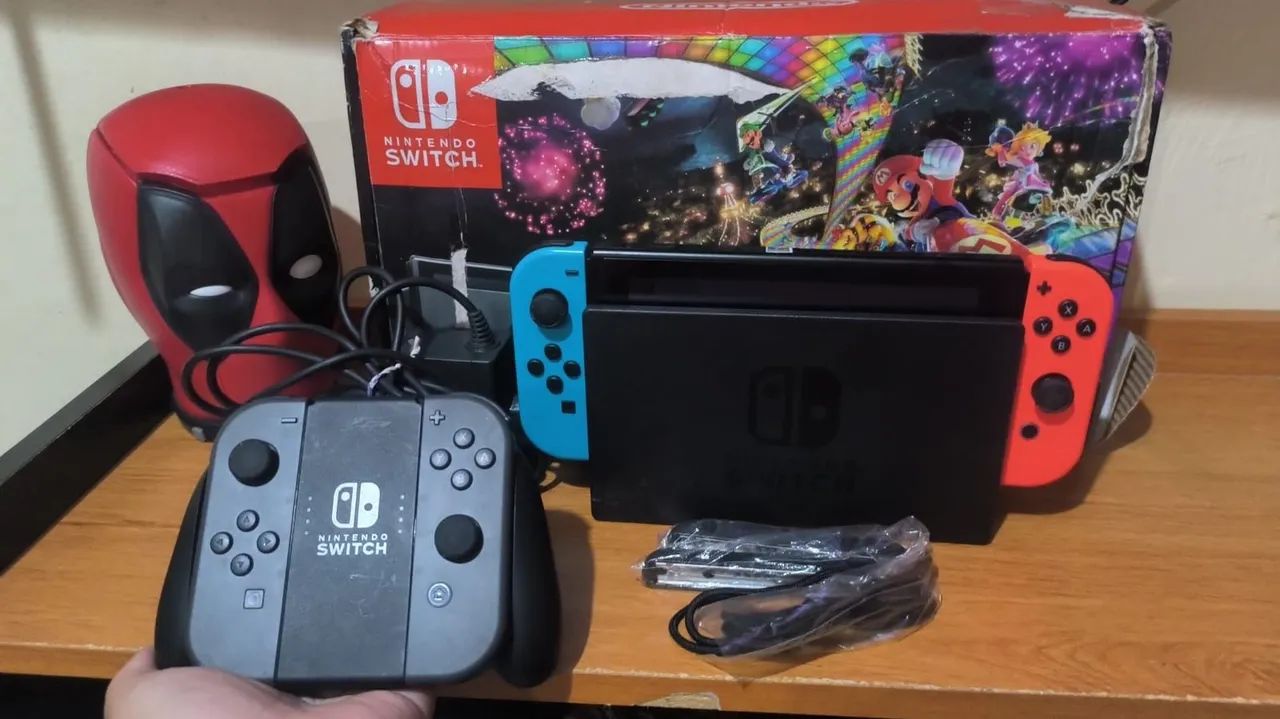 Nintendo switch v2,  256gb , lojas virtuais  - Foto 5
