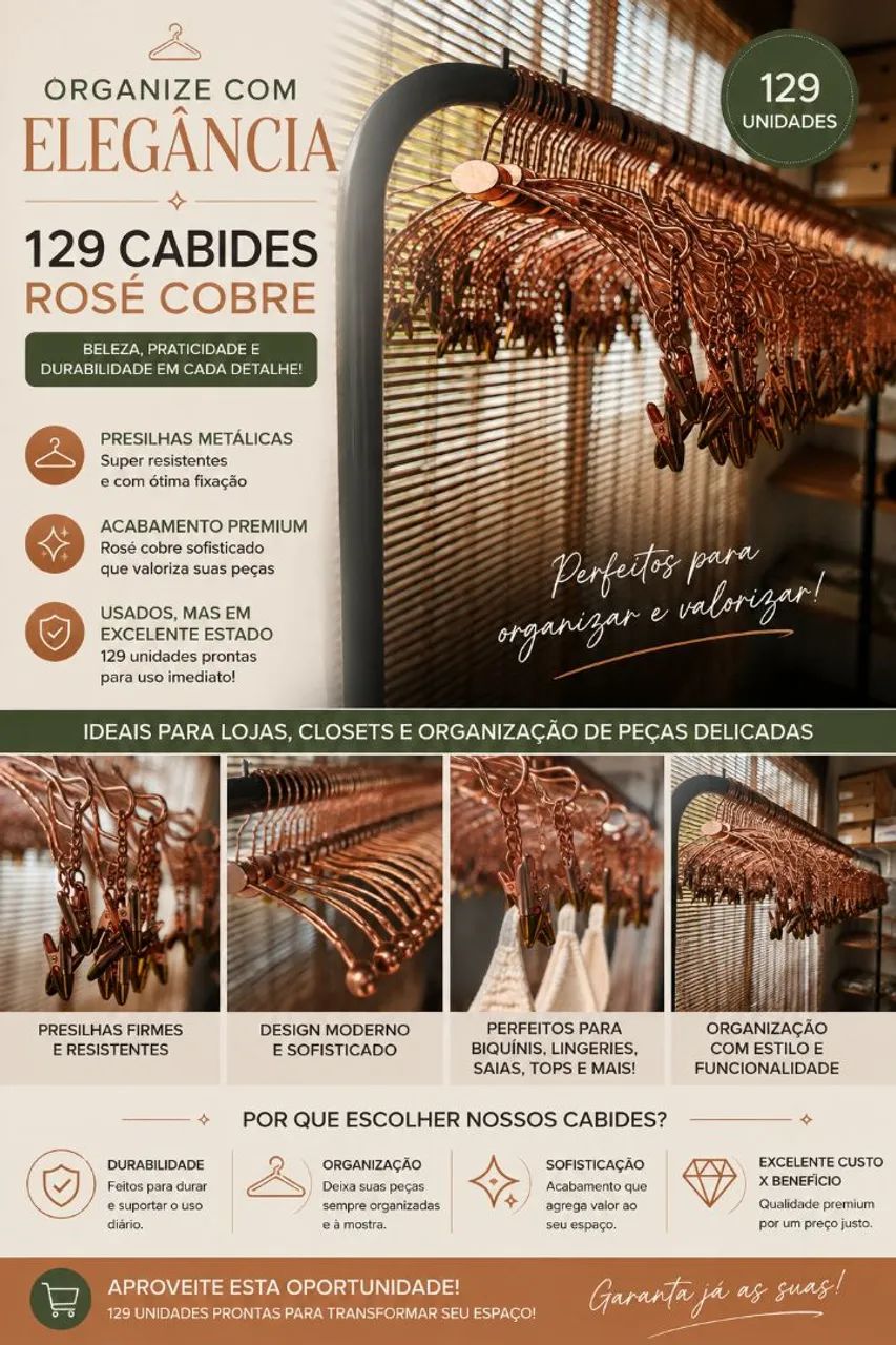 Cabides super luxo