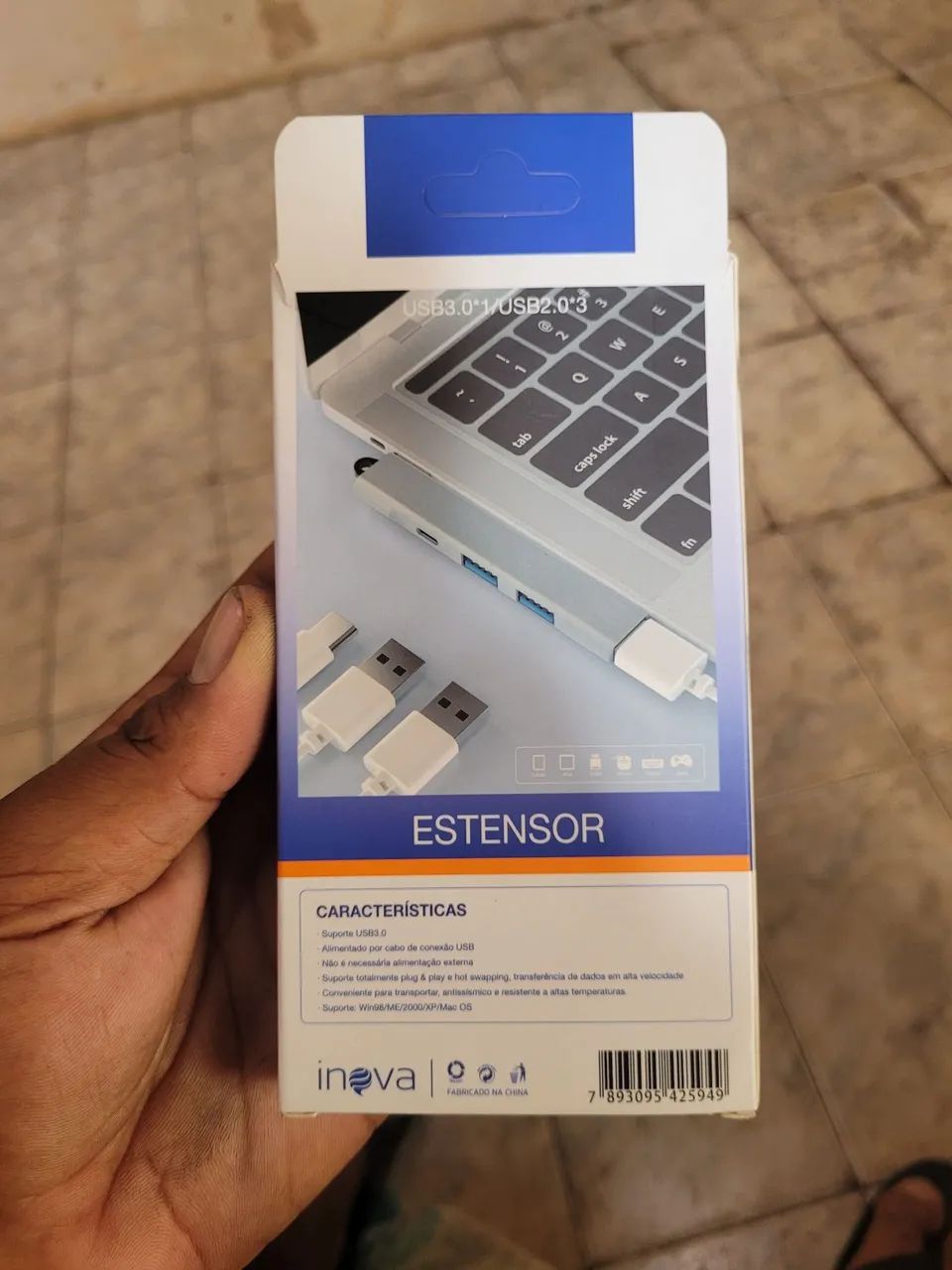 Extenso para Notebook USB 3.0 e 1 entrada tipo C - Foto 2