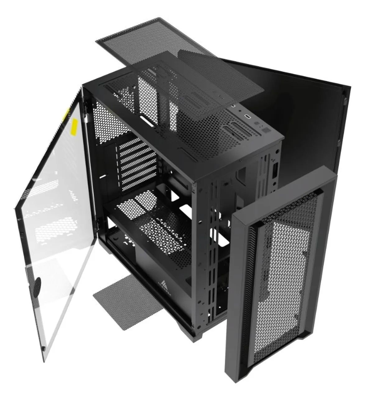 Gabinete Gamer Acgeek Tempest A370 + 5 fans TGT rainbow - Foto 3