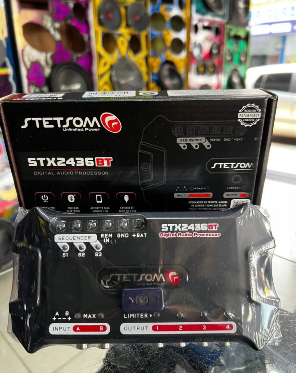 Crossover processador stetsom Stx 2436 novo * - Foto 3