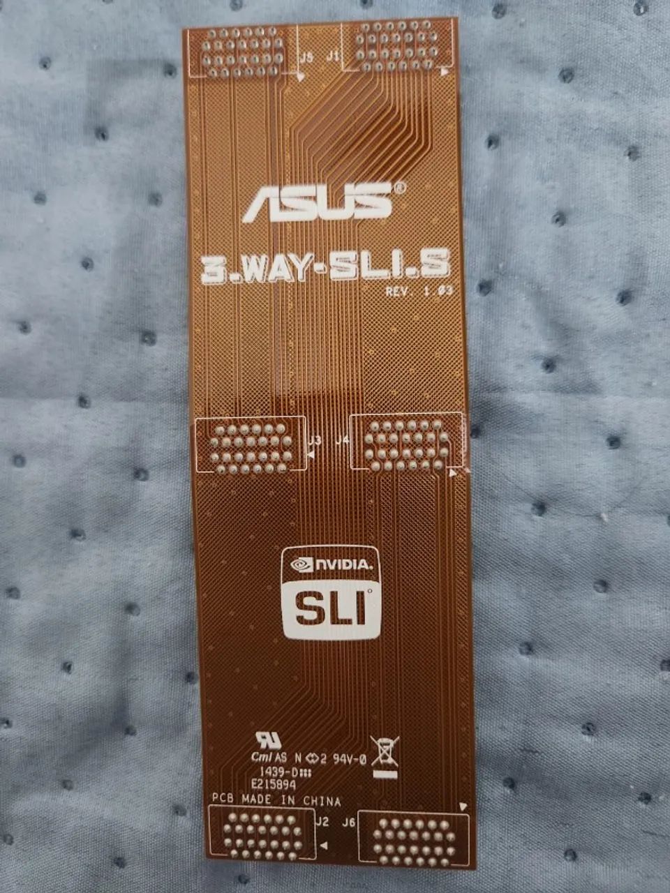 PONTE SLI ASUS 3-WAY ORIGINAL - DESEMPENHO MÁXIMO PARA SEU SETUP! - Foto 3