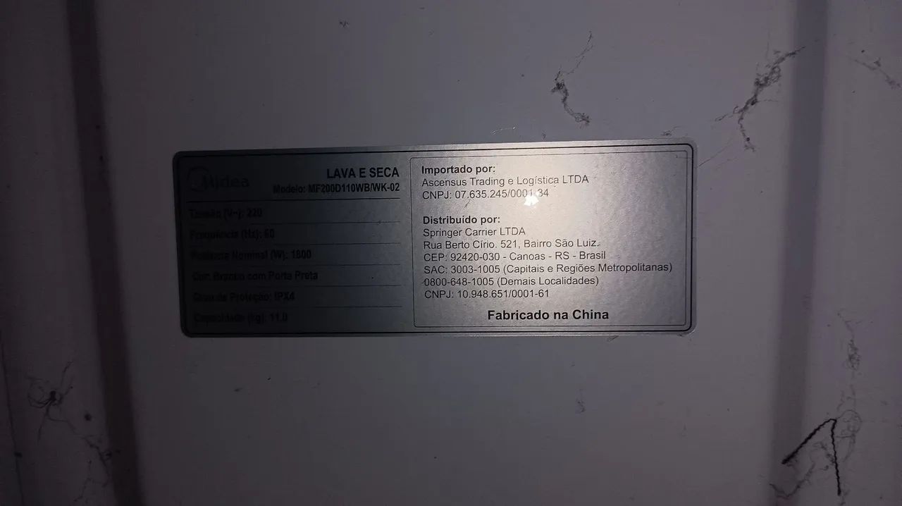Lava e seca Midea MF200 - Foto 3