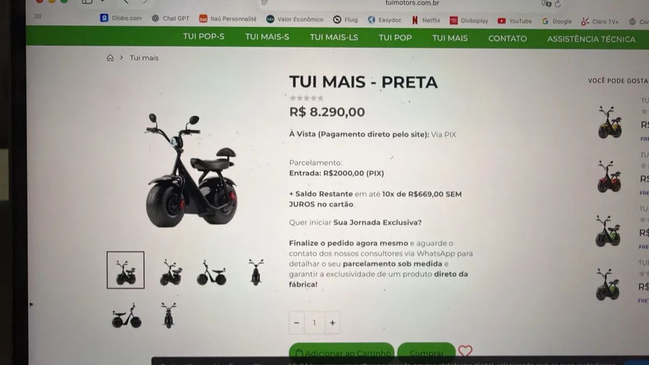 Moto Elétrica TUI - Foto 3