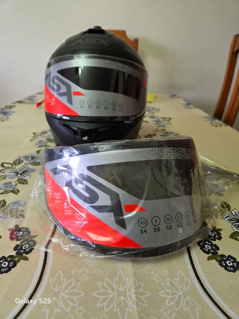 Capacete ASX DRAKEN solid preto fosco. - Foto 4