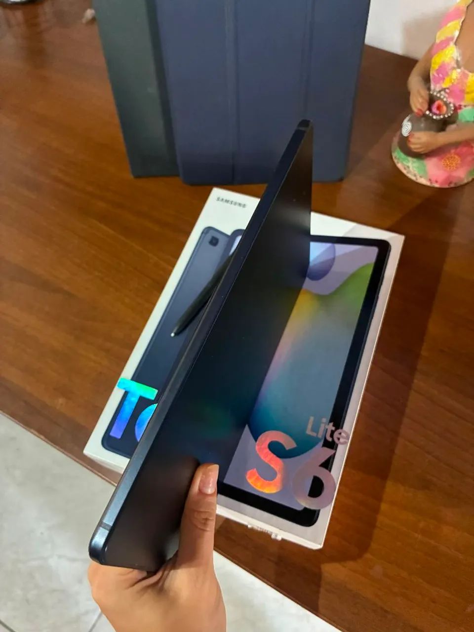 Samsung Galaxy Tab S6 Lite 128GB com S Pen, capas e película - Ótimo estado - Foto 5