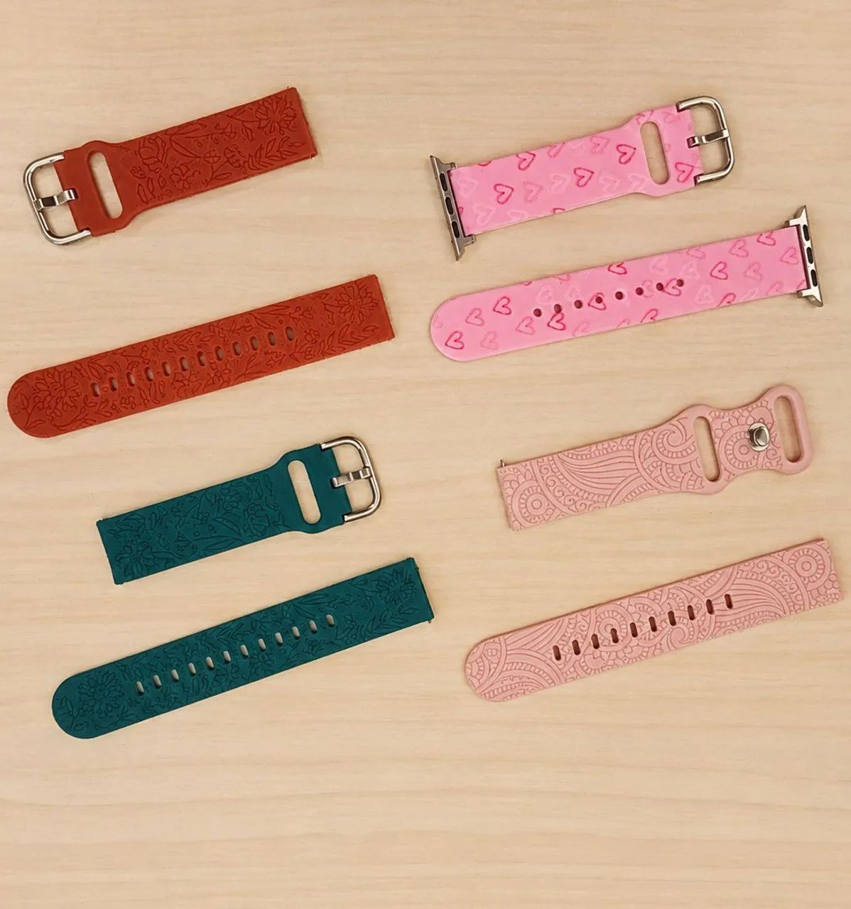Kit com 4 pulseiras para relógio smartwatch 