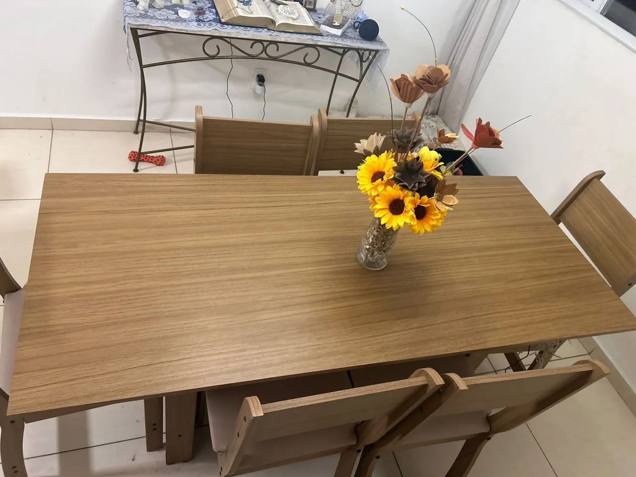 Mesa de 6 cadeiras Mdf - Foto 3