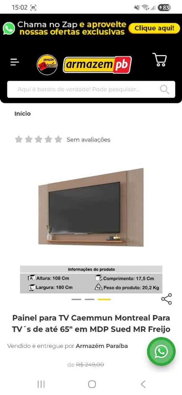 Vendo painel tv mdf - Foto 2
