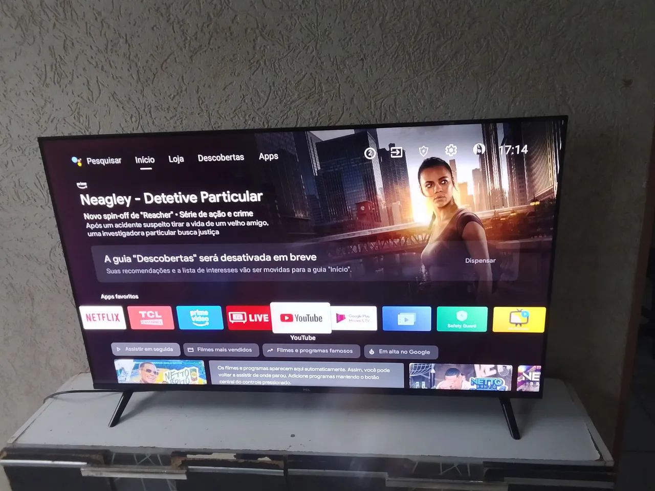 Tv 43 polegadas funcionando tudo.