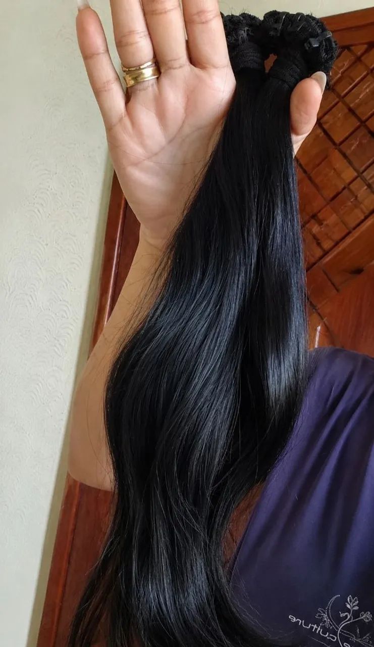 Cabelo humano 45cm - Foto 3