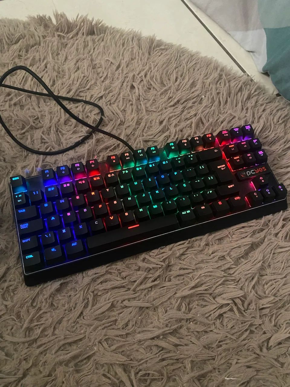 Teclado Rgb switch blue