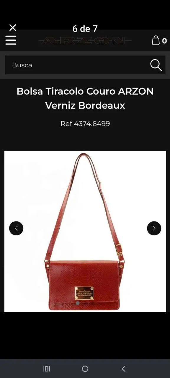 Bolsa de couro Arzon 