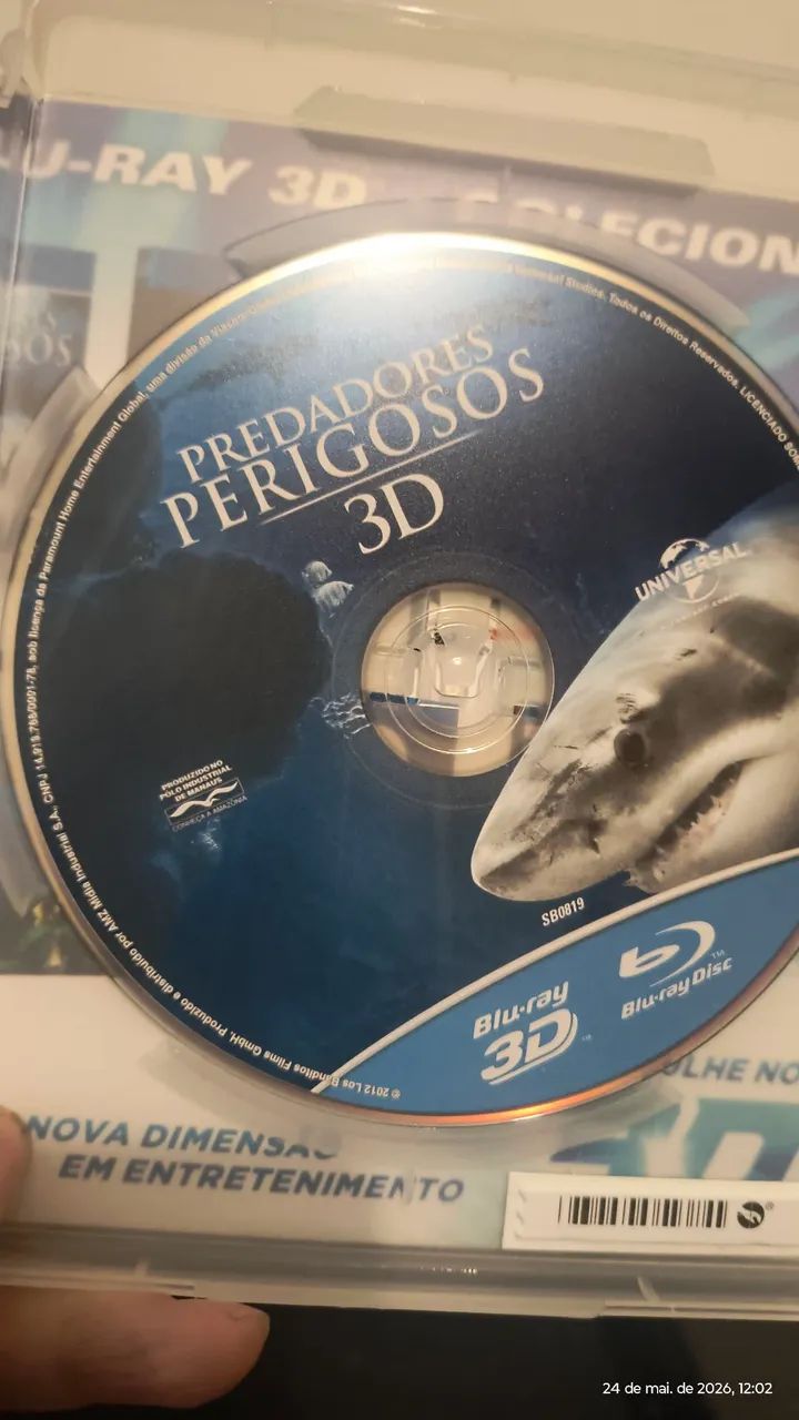 Blu-ray 3D predadores Perigosos ótimo estado  - Foto 5