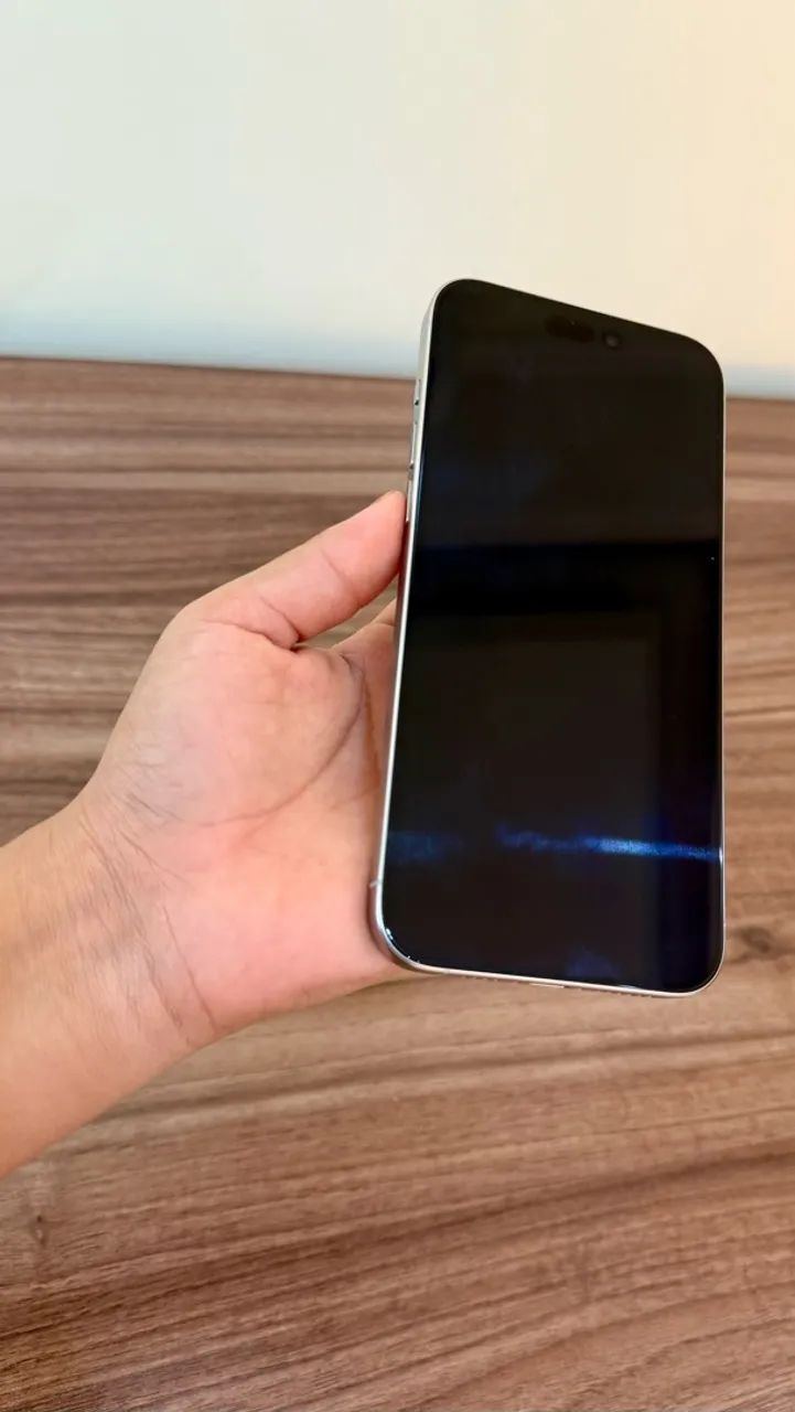 iPhone 15 Pro Max-256GB-Titanium Branco  - Foto 4
