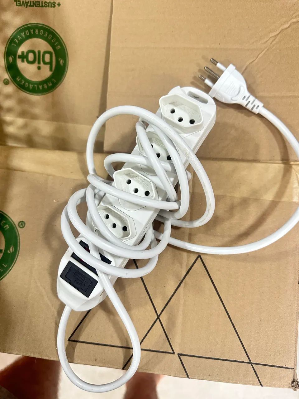 Regua com fusível queimado 