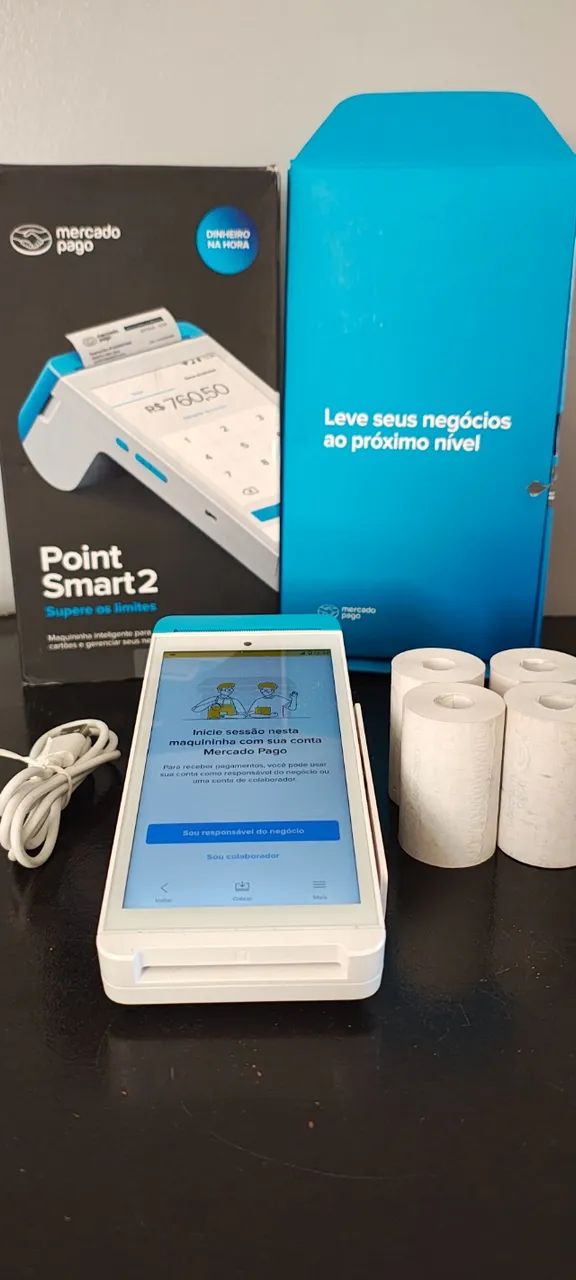 Maquininha de Cartão Mercado Pago Point Smart 2 - Foto 2