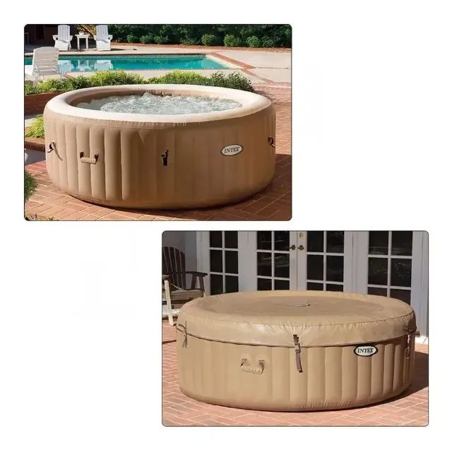 Banheira Ofurô Hidro Purespa Inflável 795 Litros - Intex - Foto 3