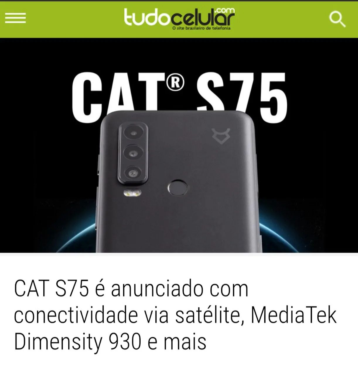 Super oferta!! Celular  Caterpillar S75